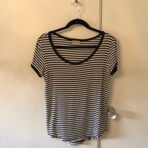 Free Kisses Striped Tee